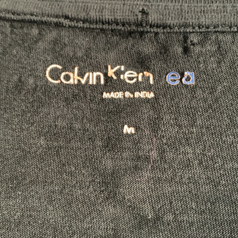 Calvin Klein Mens Henley Short Sleeve T-Shirt Cotton Casual Shirt - Picture 5 of 8